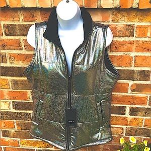 Peach Aurora Reversible Vest. Woman’s Size Medium . New With Tags